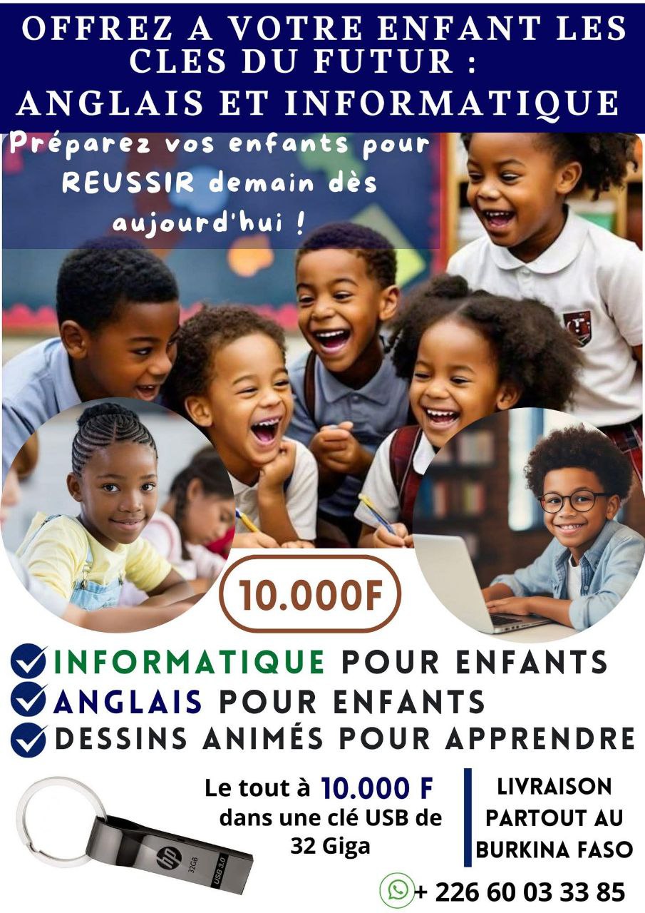 Clé pour Enfants — Informatique et Anglais