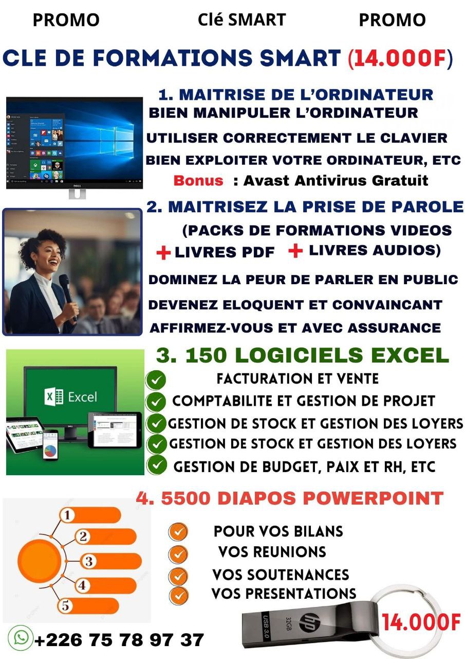 Clé de formations SMART